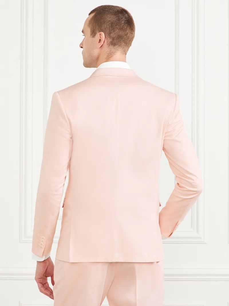 Guess George Notched Blazer - Pink Good Vibes