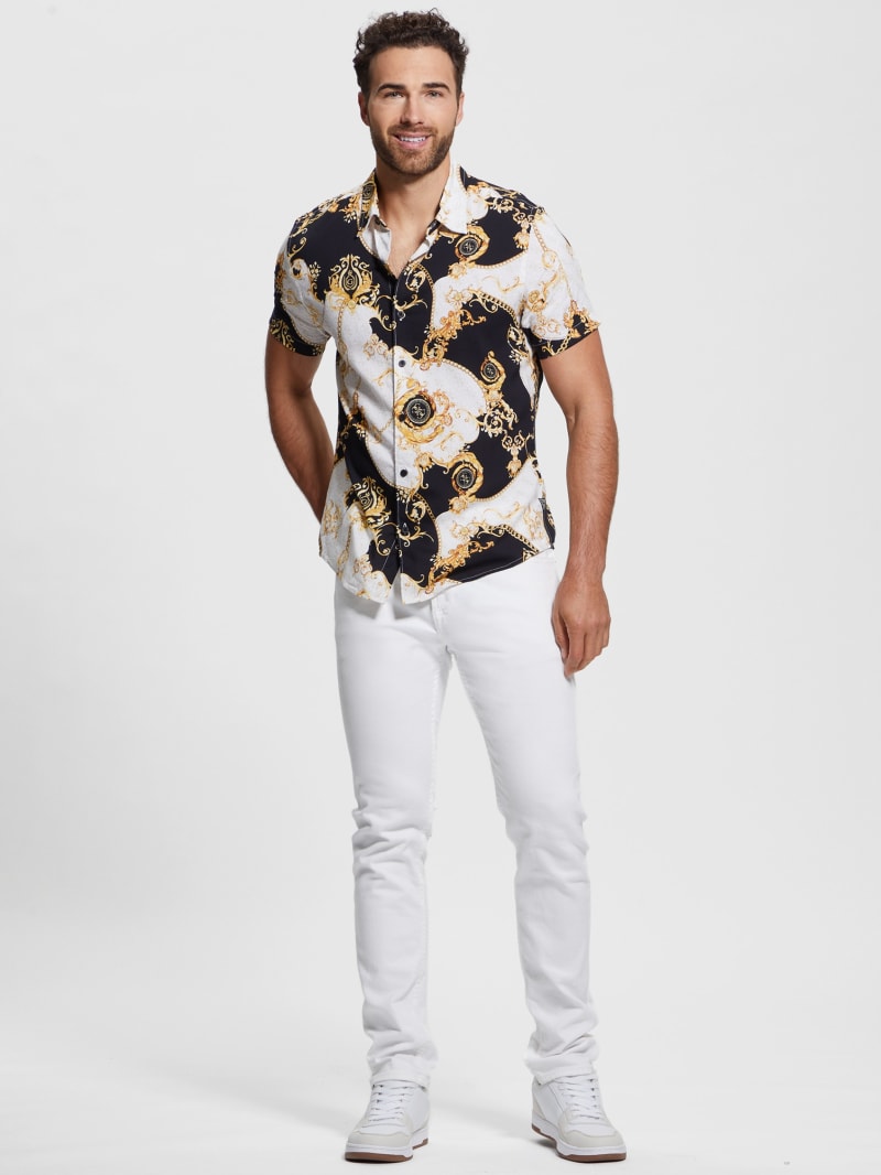 Guess Eco Gold Chains Shirt - Gold Chains