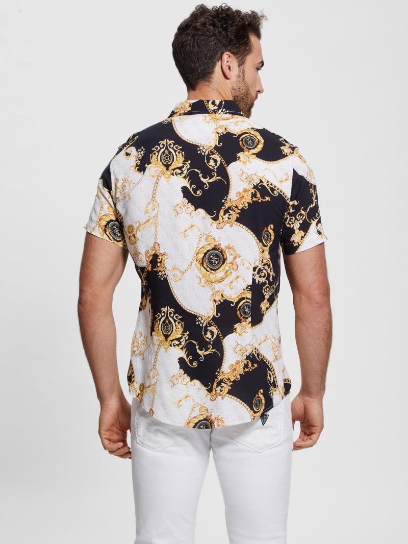 Guess Eco Gold Chains Shirt - Gold Chains