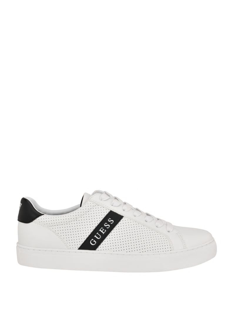 Guess Bixly Signature Stripe Low-Top Sneaker - White