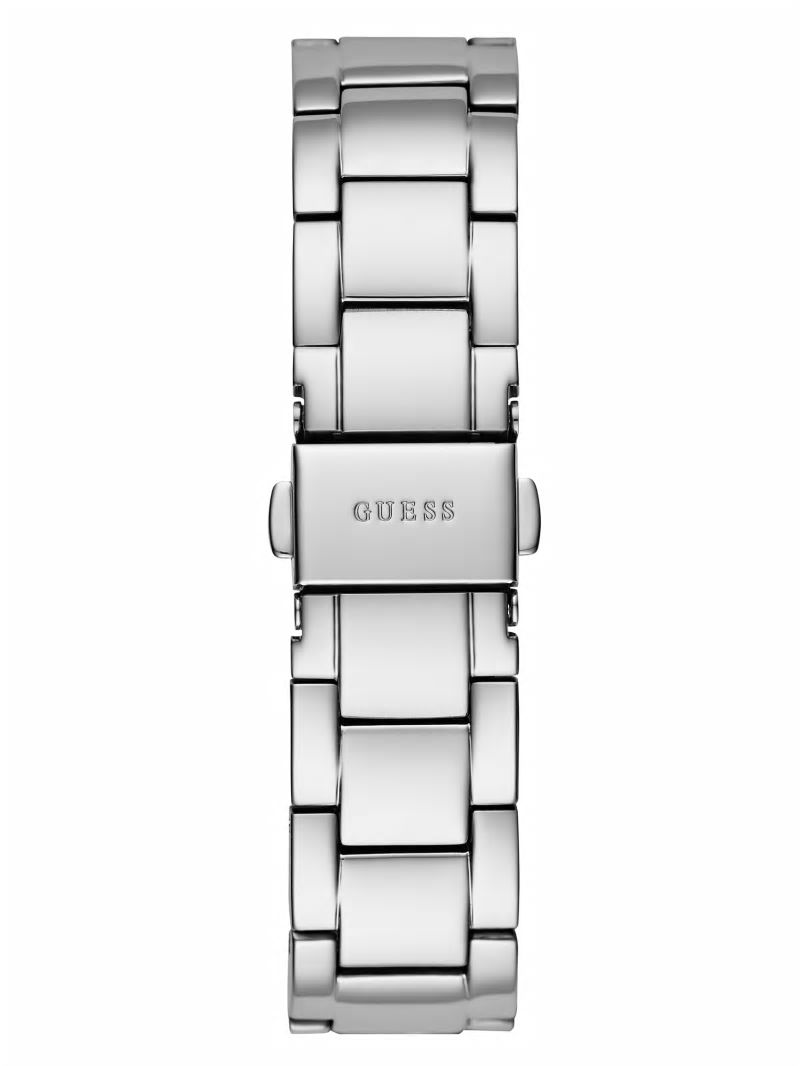 Guess Baroness Silver-Tone Multifunction Watch - Silver