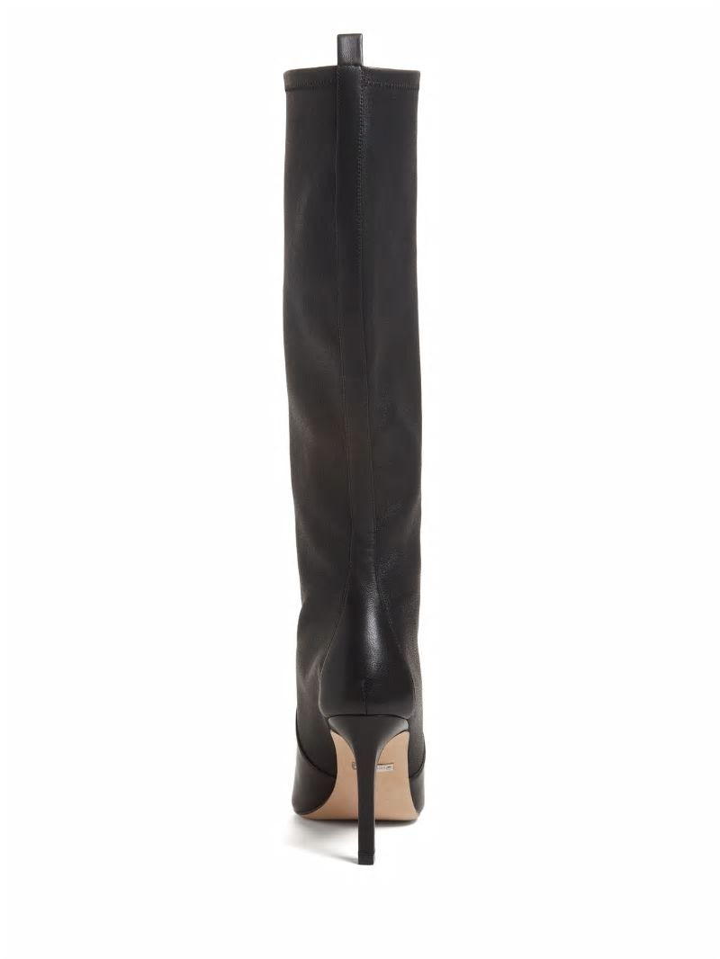 Guess Campbell Tall Boots - Black Snakeskin