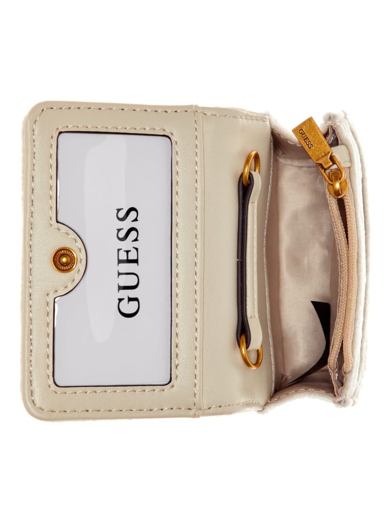 Guess Fynna Micro Mini Bag - White