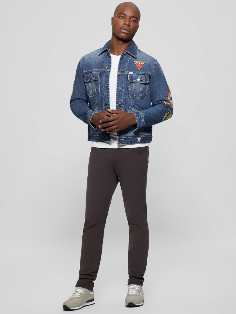 Guess Dean Signature Denim Jacket - Clubhouse