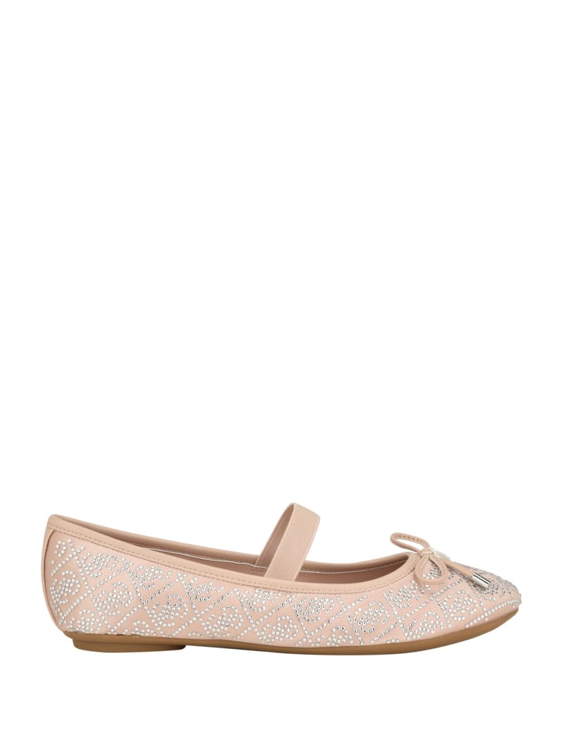 Guess Kairo Single-Strap Ballet Flats - Light Natural 110