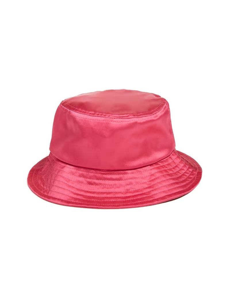Guess Satin Bucket Hat - Light/Pastel Purple