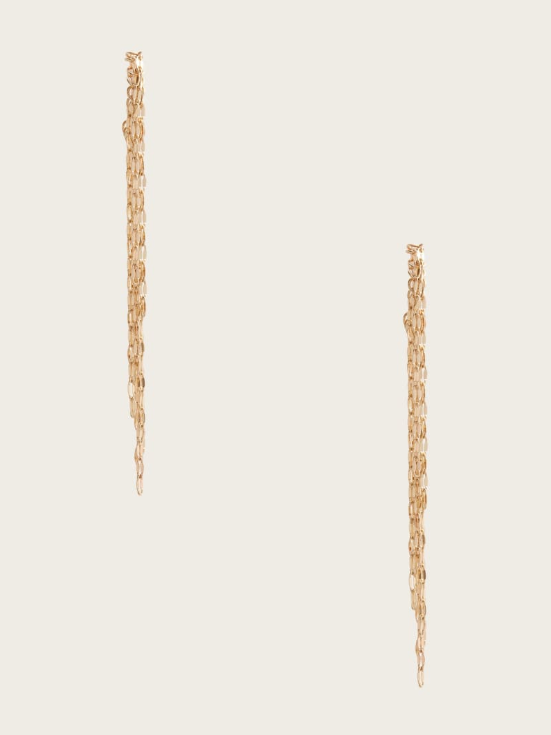 Guess Chandelier Huggie Earrings - Silver/Gold