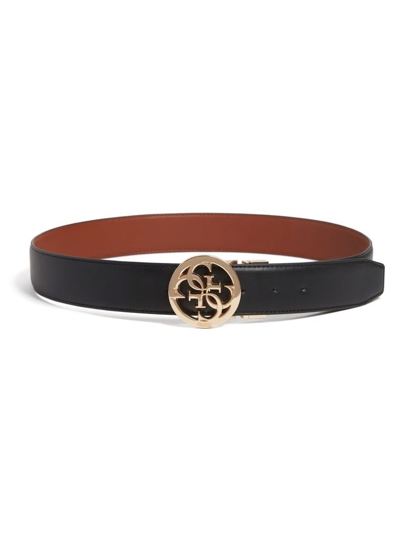 Guess Priscilla Reversible Quattro G Belt - Black