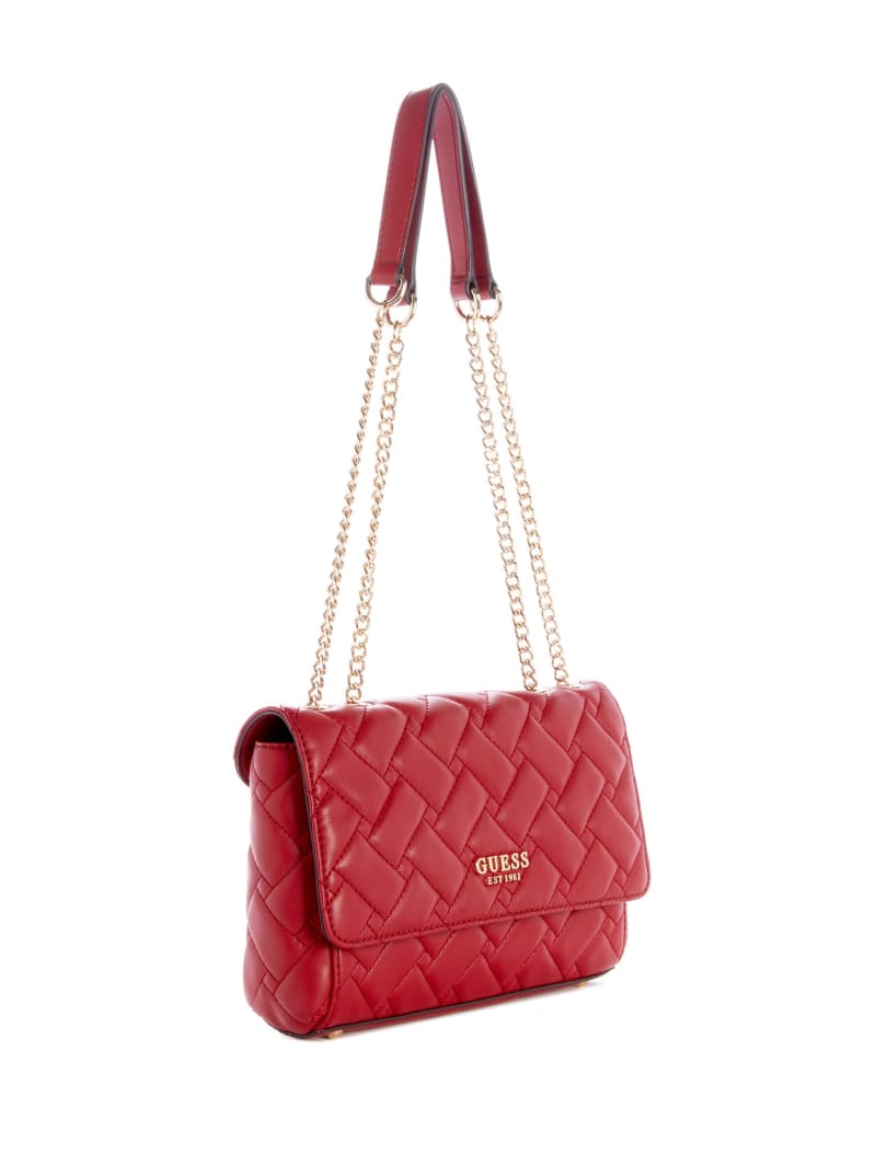 Guess Alanna Convertible Crossbody - Red