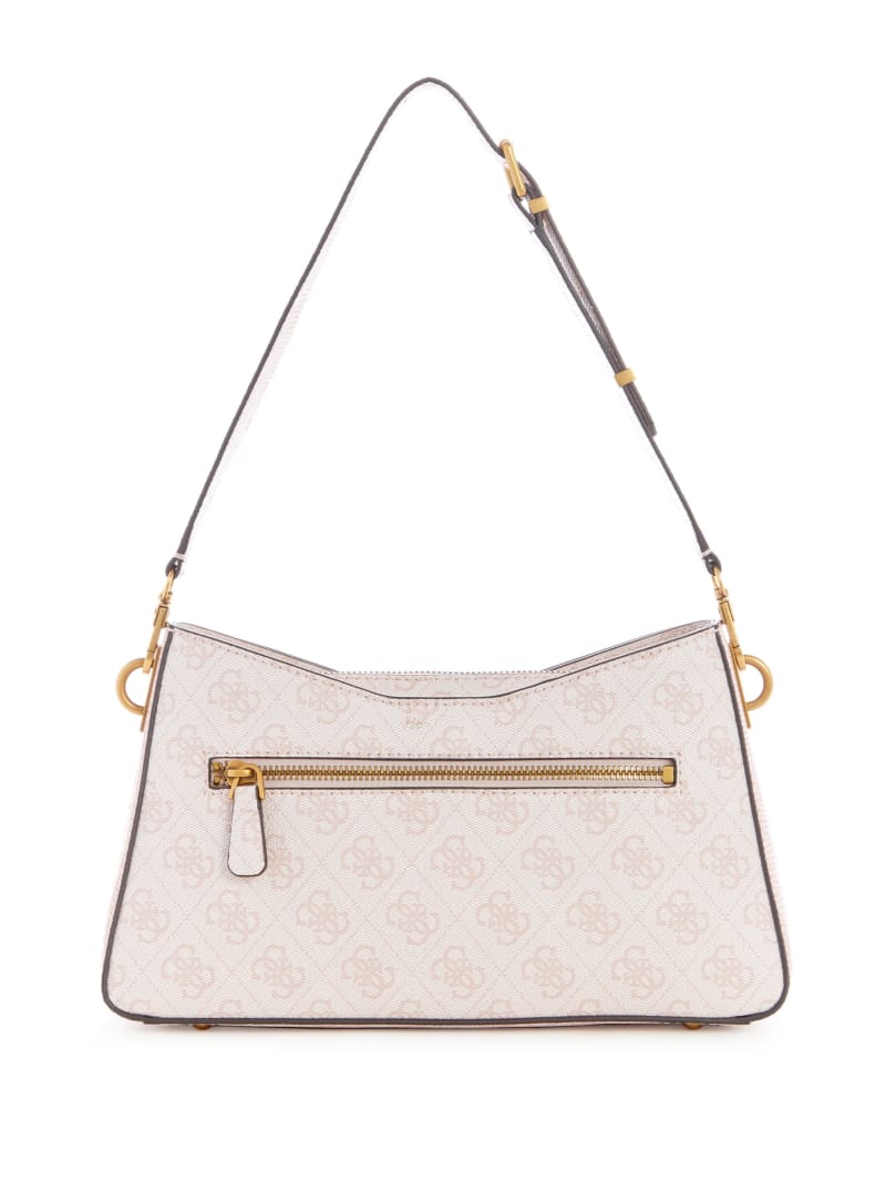 Guess Ginevra Logo Elite Shoulder Bag - Blush Logo