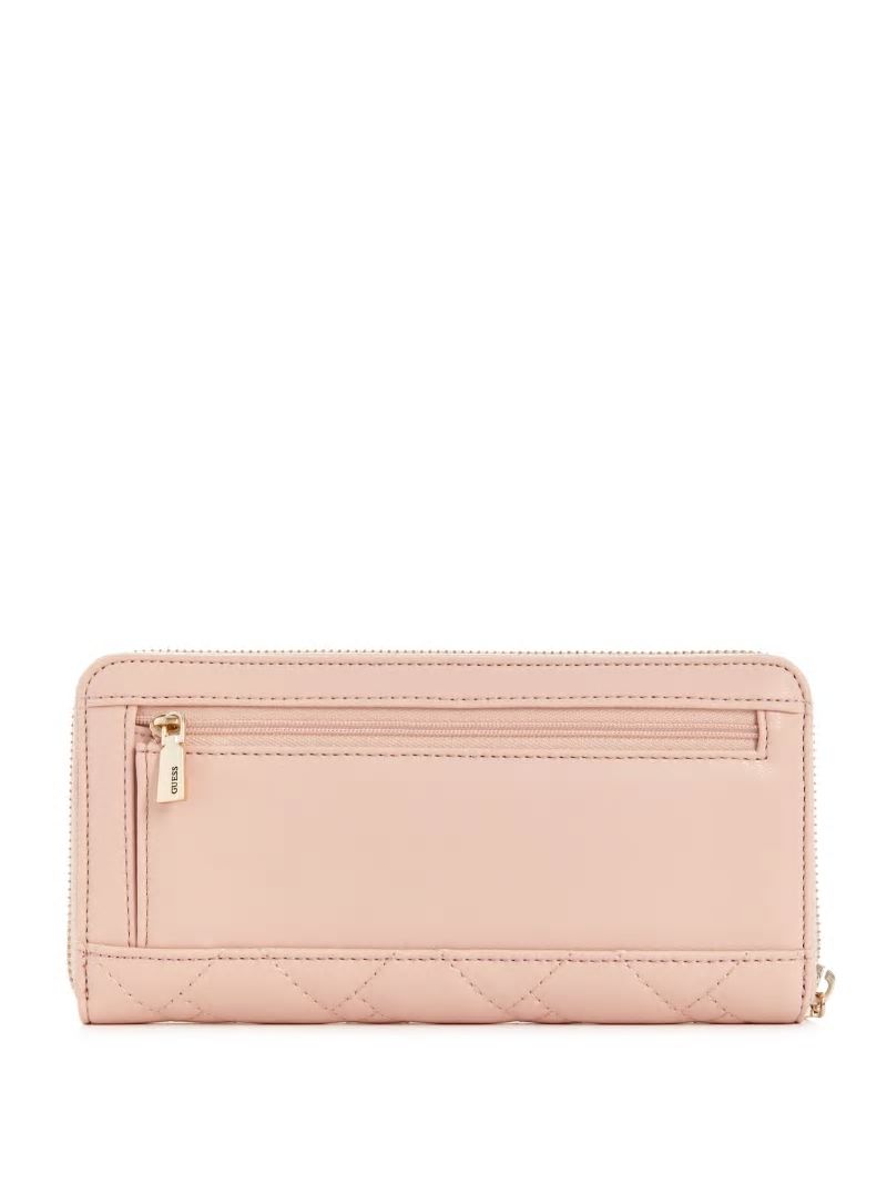 Guess Alanna Large Zip-Around Wallet - Light Rose