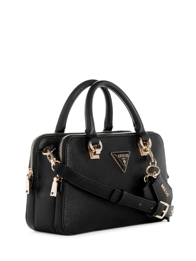 Guess Brynlee Small Status Satchel - Black