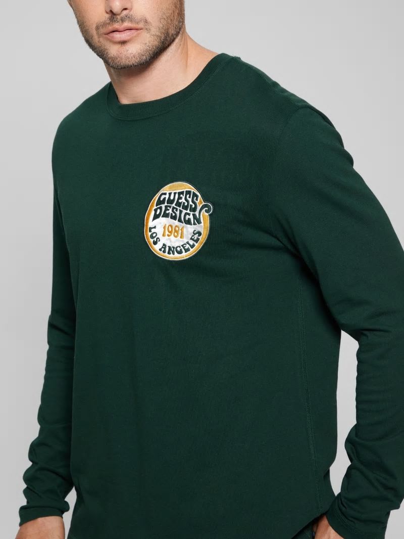 Guess Eco GUESS Crewneck Patch Tee - Alpine Grove