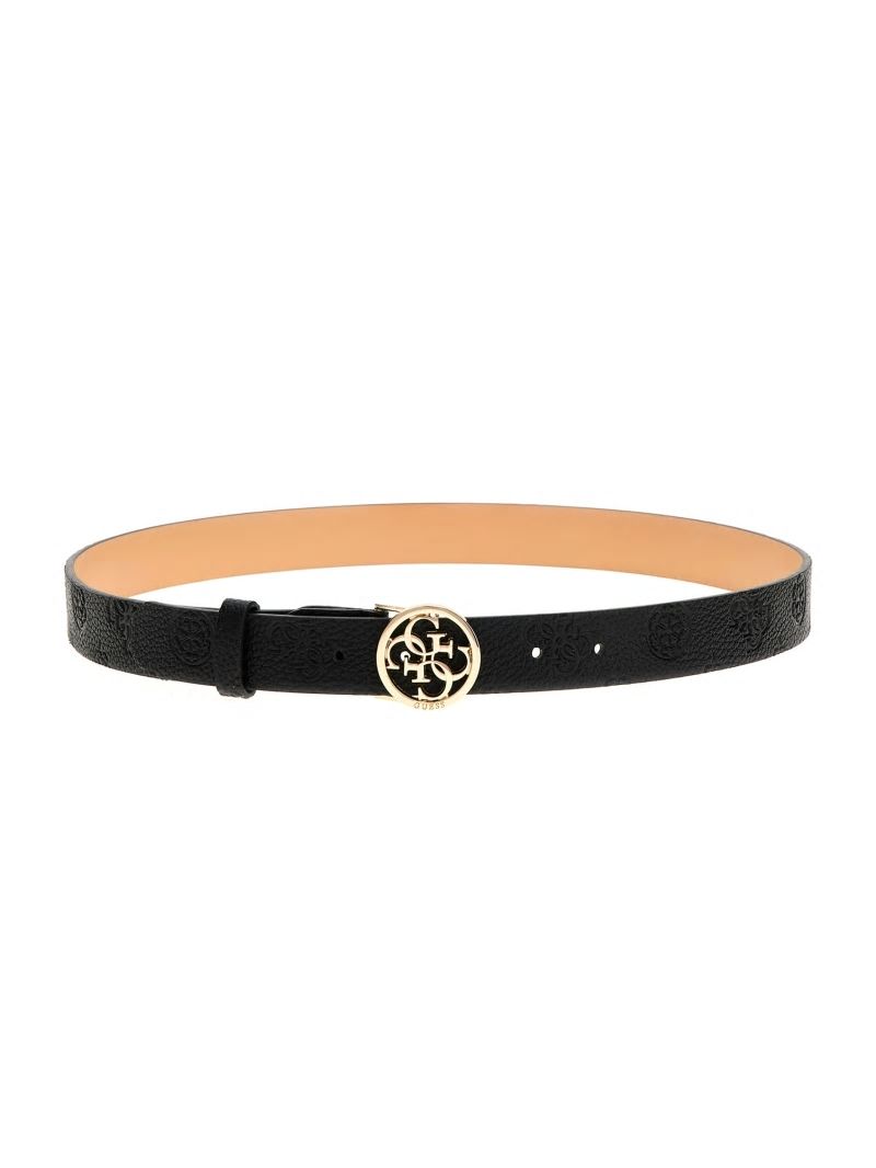 Guess Peony Faux-Leather Belt - Black