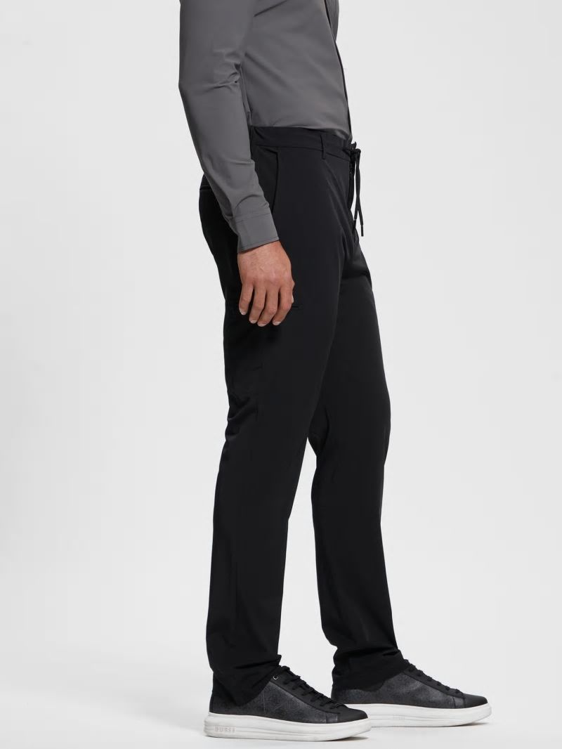 Guess Slim Chino Pants - Black