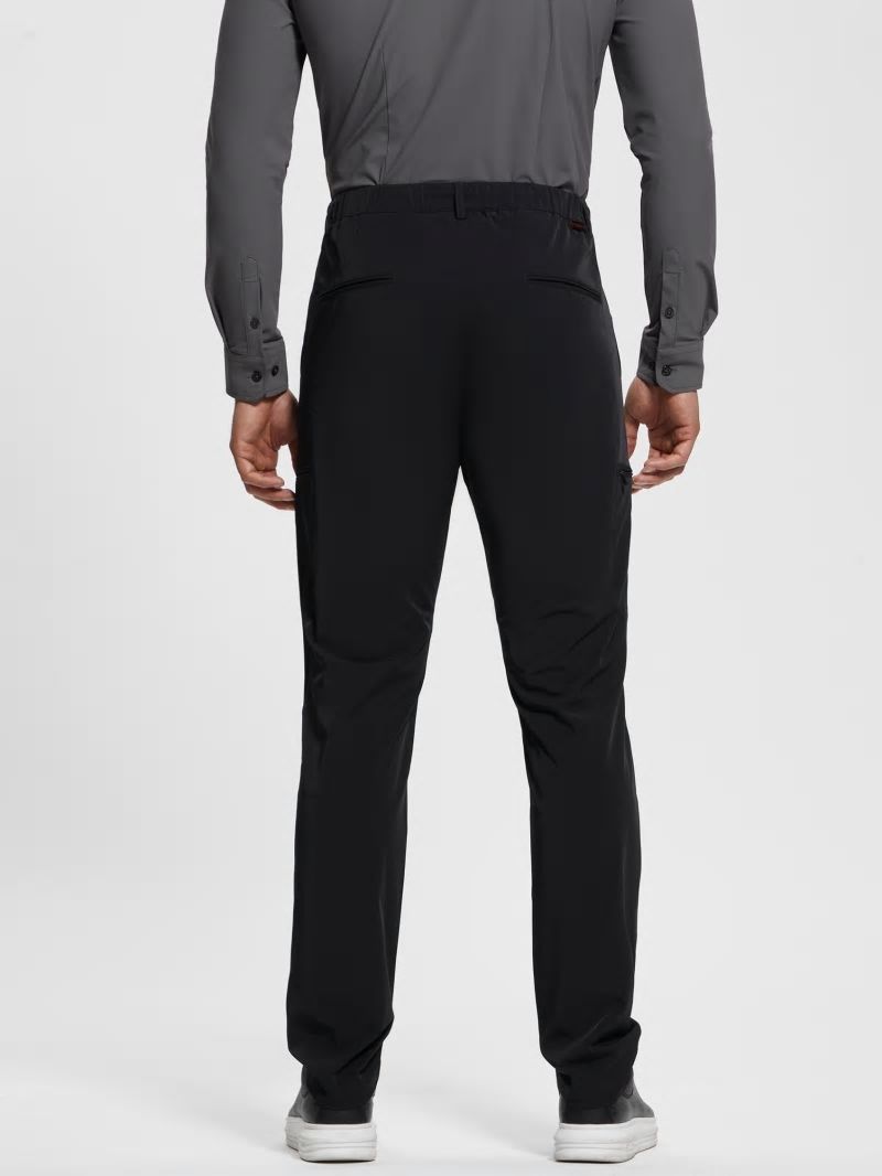 Guess Slim Chino Pants - Black