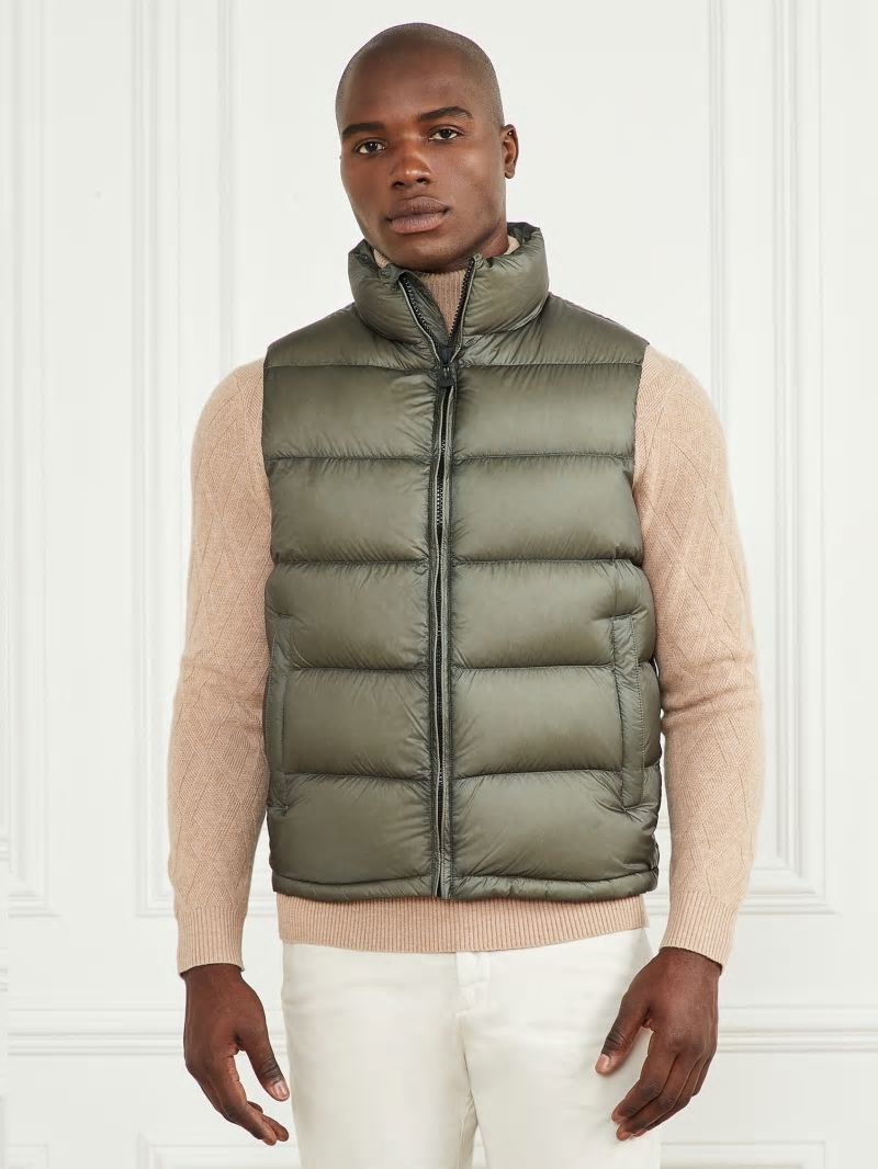 Guess Down Puffer Vest - Hunter Green