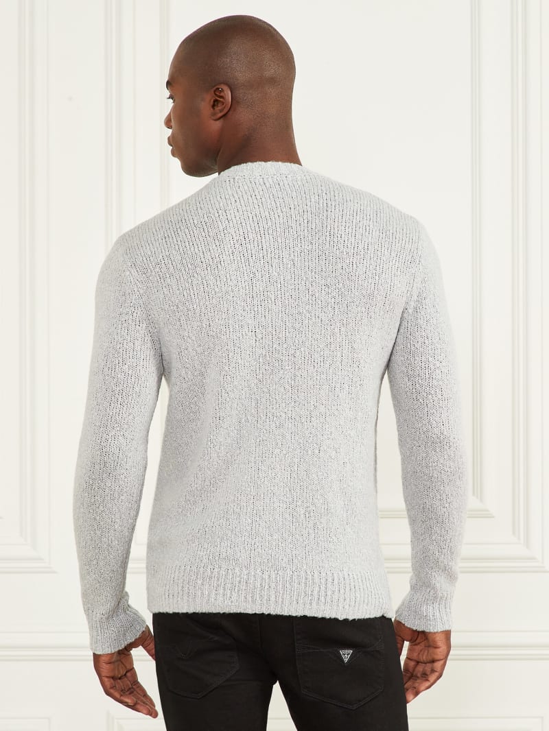 Guess Jaspe Crewneck Sweater - Light Stone Heather