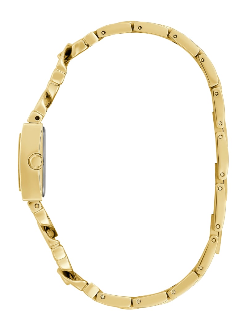 Guess Gold-Tone Chain-Link Analog Watch - Gold