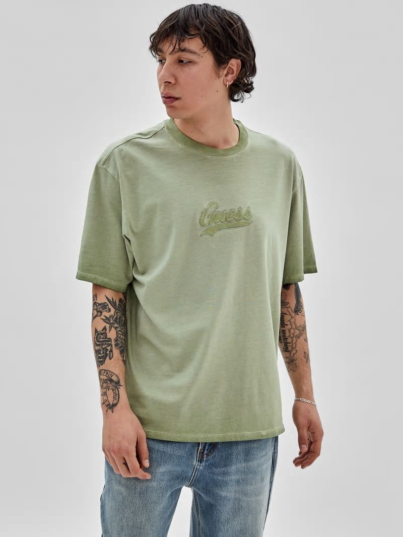 Guess GUESS Originals Icon Logo Tee - Dried Sage Multi