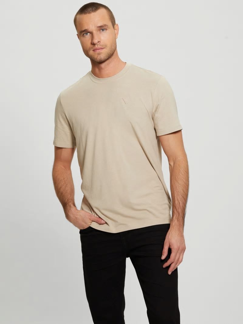 Guess Eco Hedley Tee - Pasadena Stone