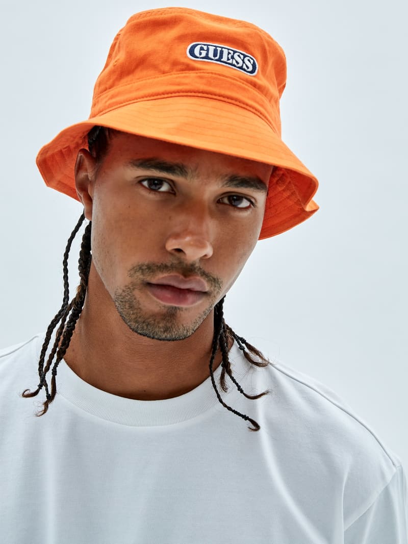 Guess GUESS Originals Bucket Hat - Orange Spritz