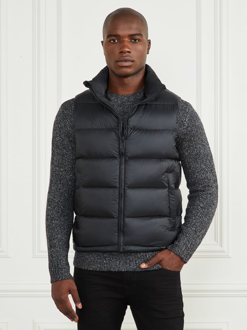 Guess Down Puffer Vest - Bleu éLéGant