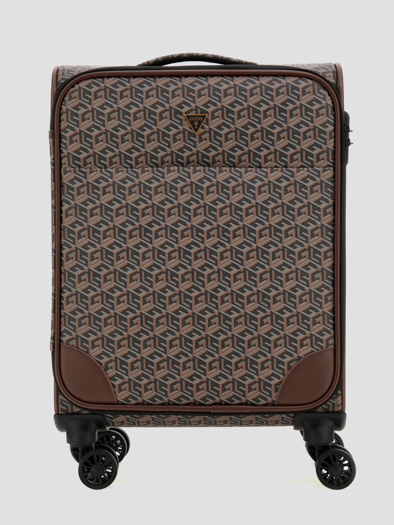 Guess Ederlo 4-Wheel Cabin Trolley Suitcase - Black Floral Print