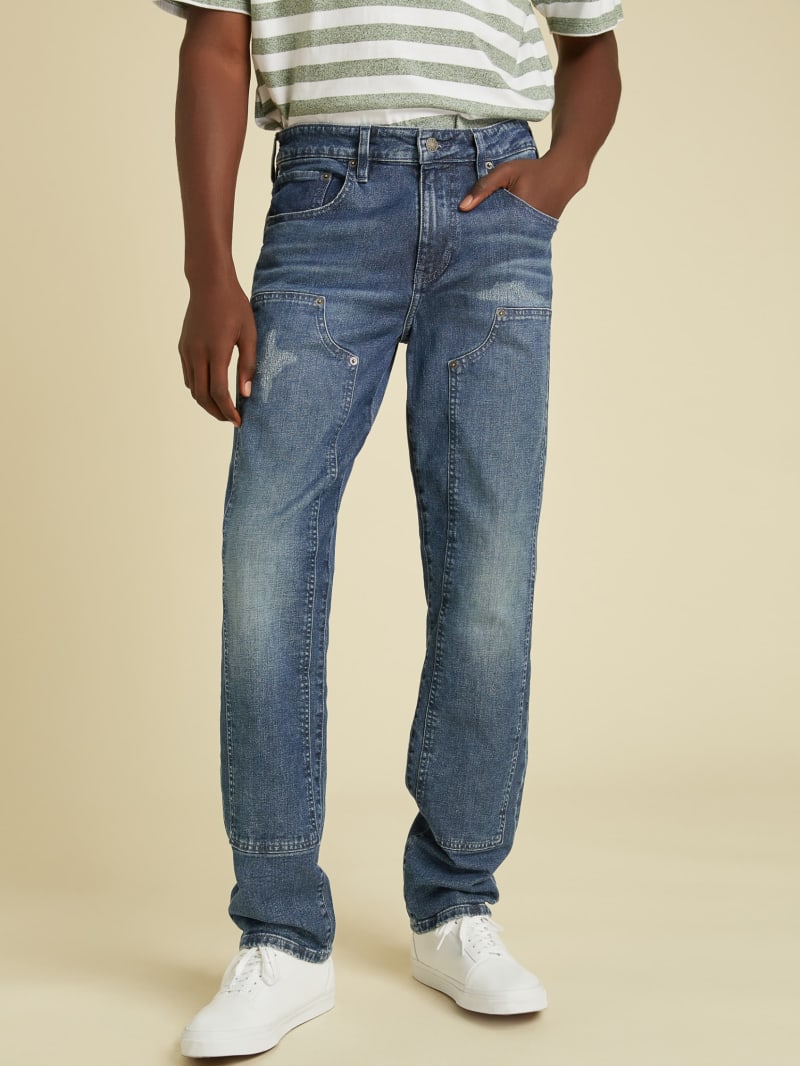 Guess GUESS Originals Tactical Slim Straight Jeans - Go Medium Wash
