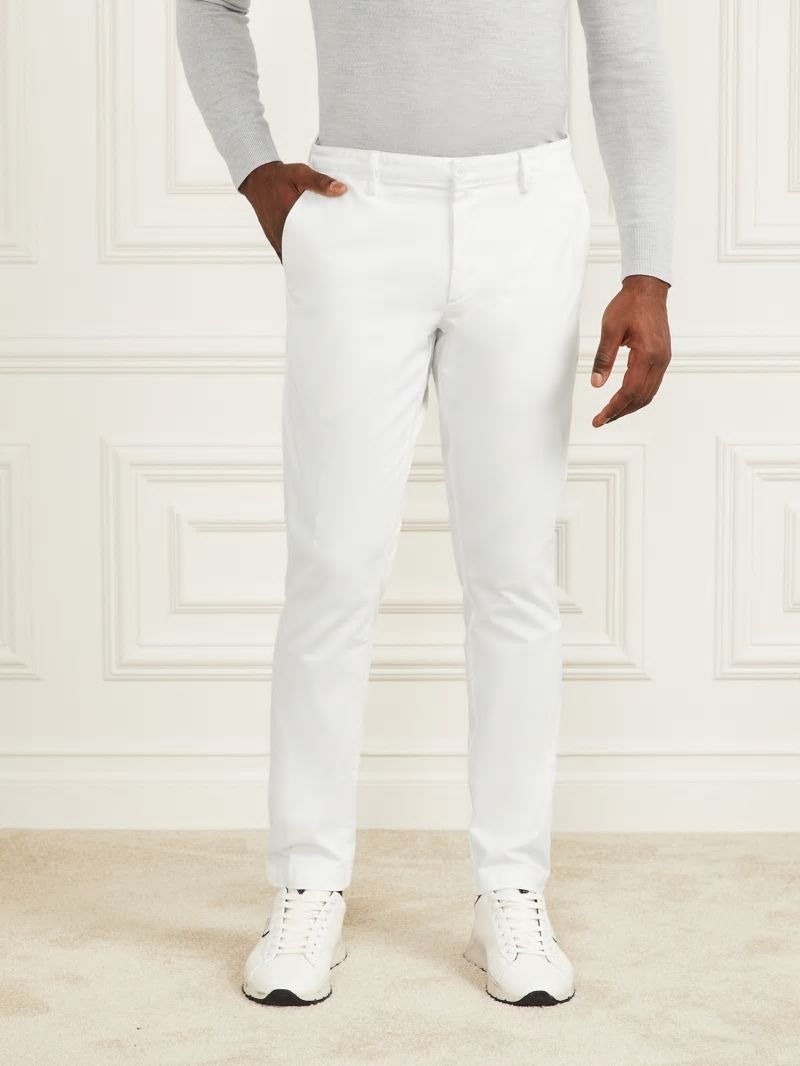 Guess Eco Hugh Easy Chino Pant - Spirit White