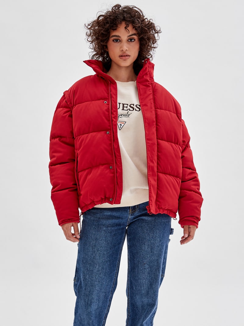 Guess GUESS Originals Puffer Jacket - Chili Red