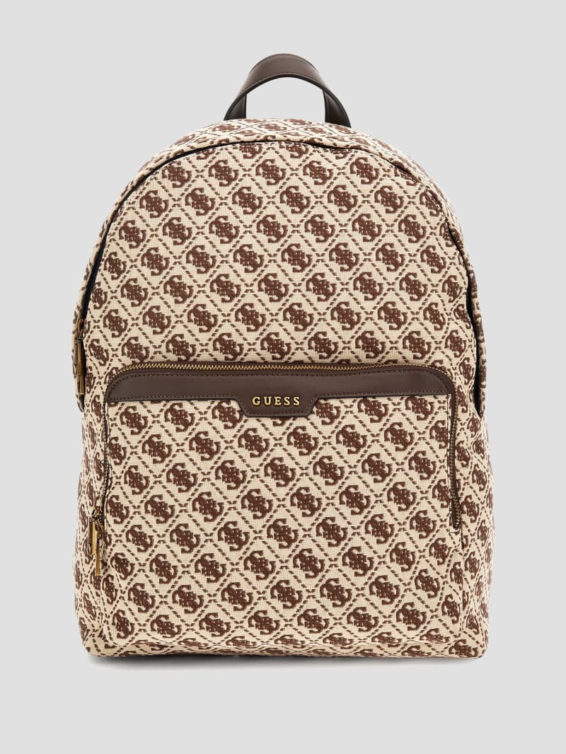 Guess Retro Compact Backpack - Brown