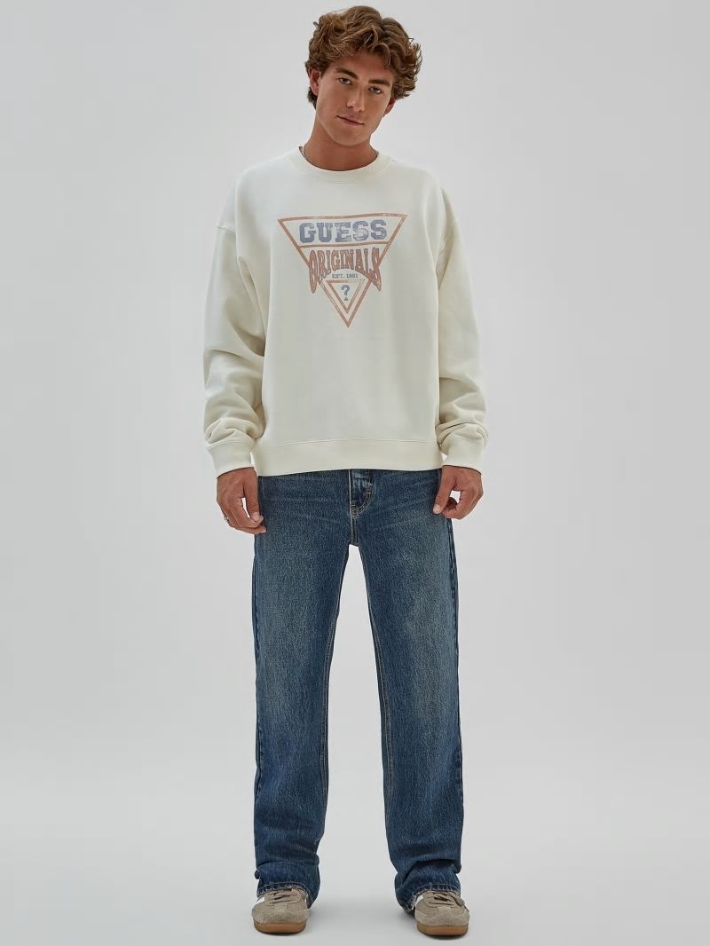 Guess GUESS Originals Vintage Dev Sweatshirt - Sandy Shore