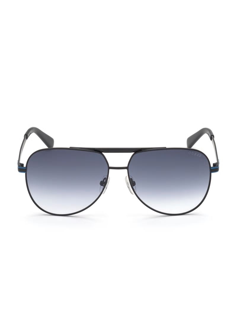 Guess Manny Aviator Sunglasses - Black