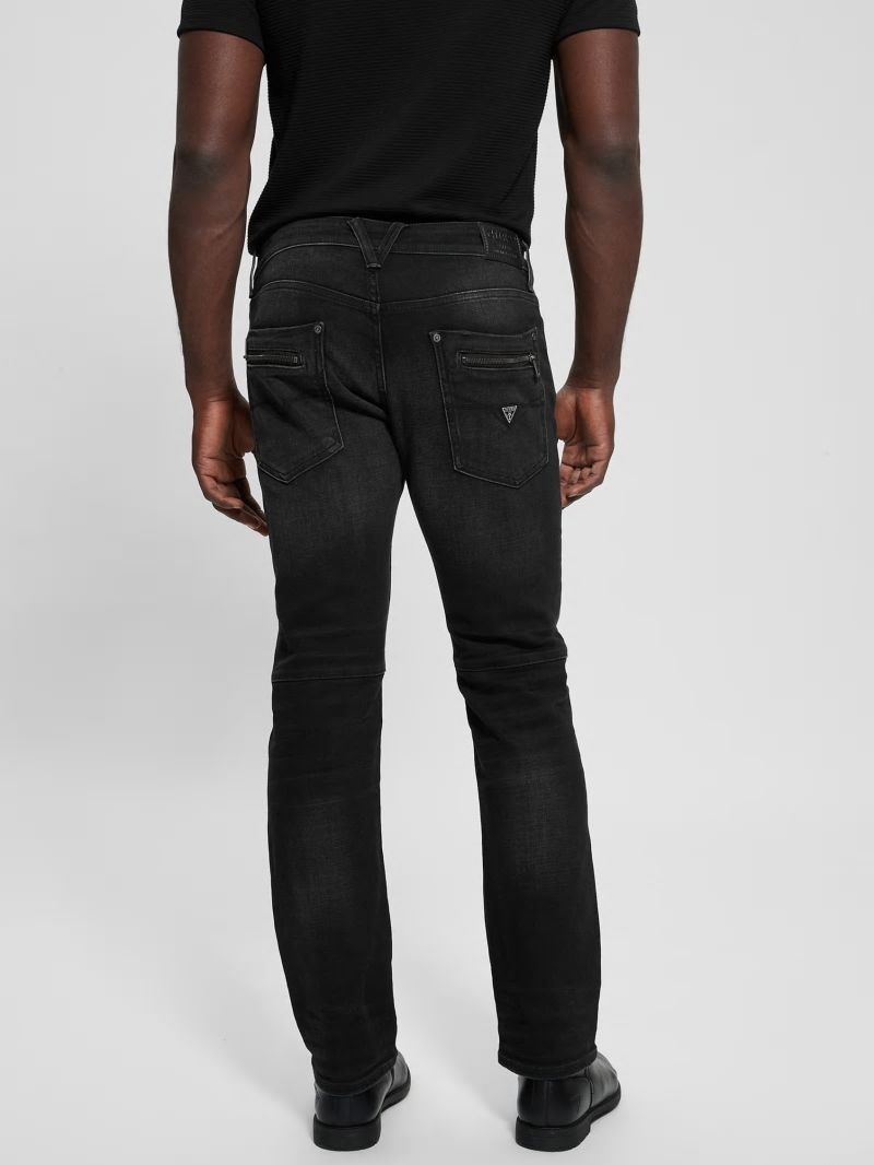 Guess Regular Straight Jeans - Glory Black