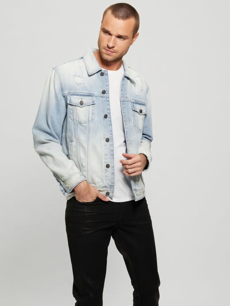 Guess Eco Dillon Jacket - Light Wash