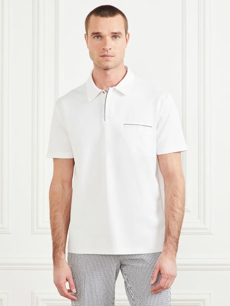 Guess Formal Performance Polo - Pure White