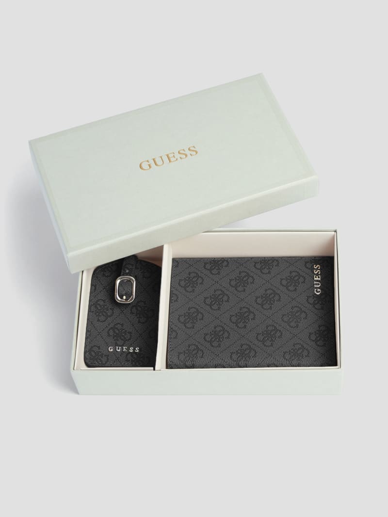 Guess Passport Case and Luggage Tag Gift Set - Cloud Wash
