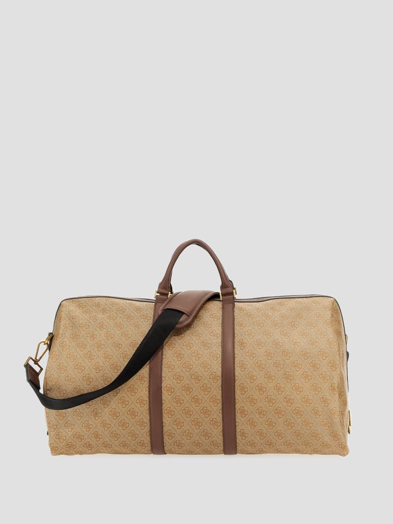 Guess Vezzola Smart Large Weekender Bag - Bamboo