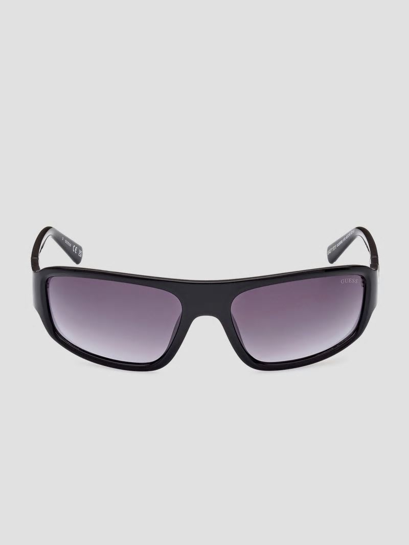Guess Plastic Rectangle Sunglasses - Silver