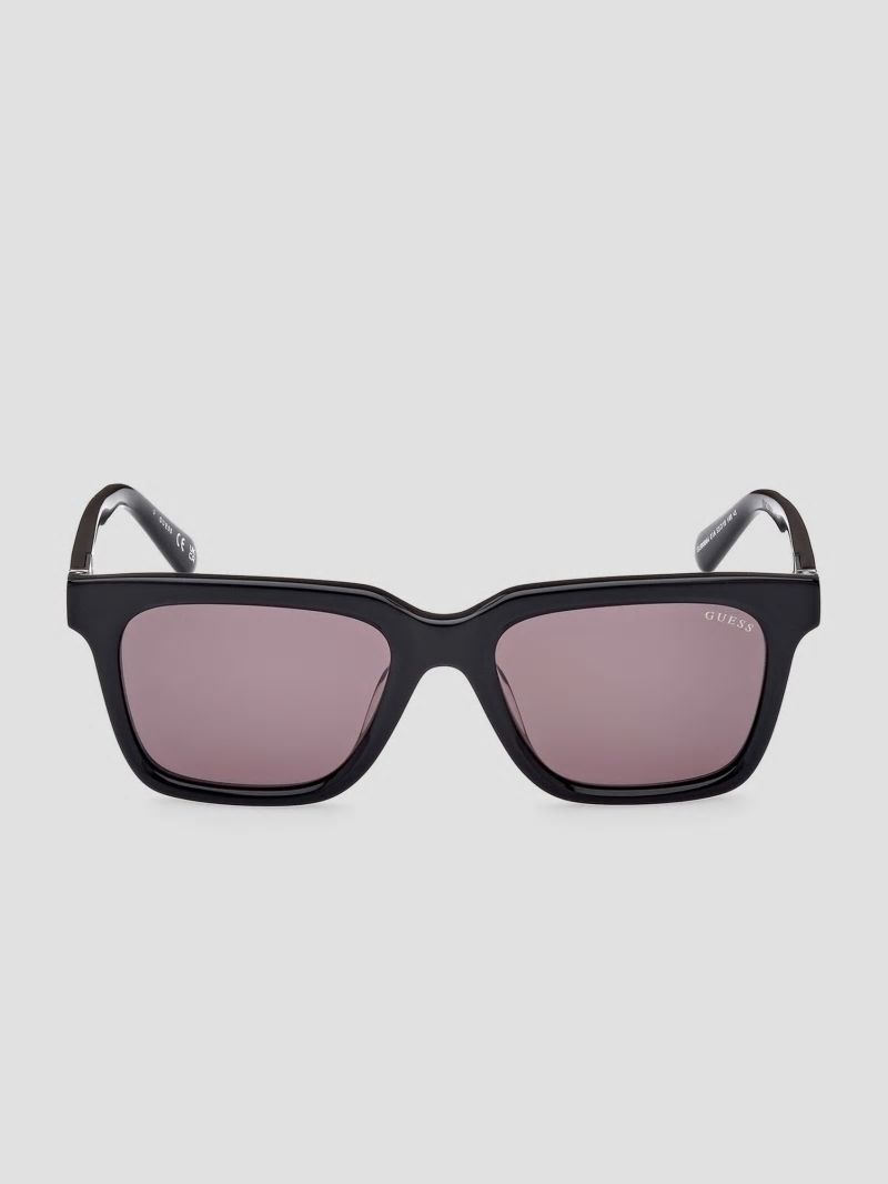 Guess Plastic Square Sunglasses - Black