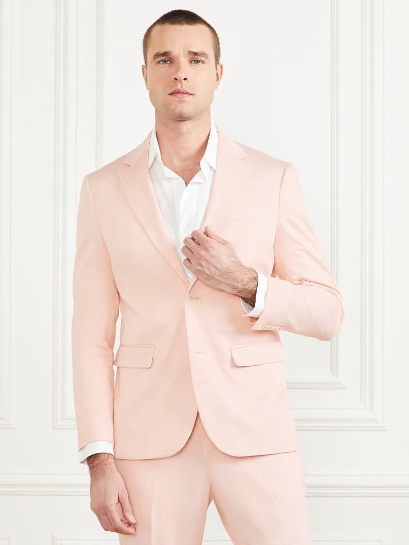 Guess George Notched Blazer - Pink Good Vibes Guess George Notched Blazer - Pink Good Vibes