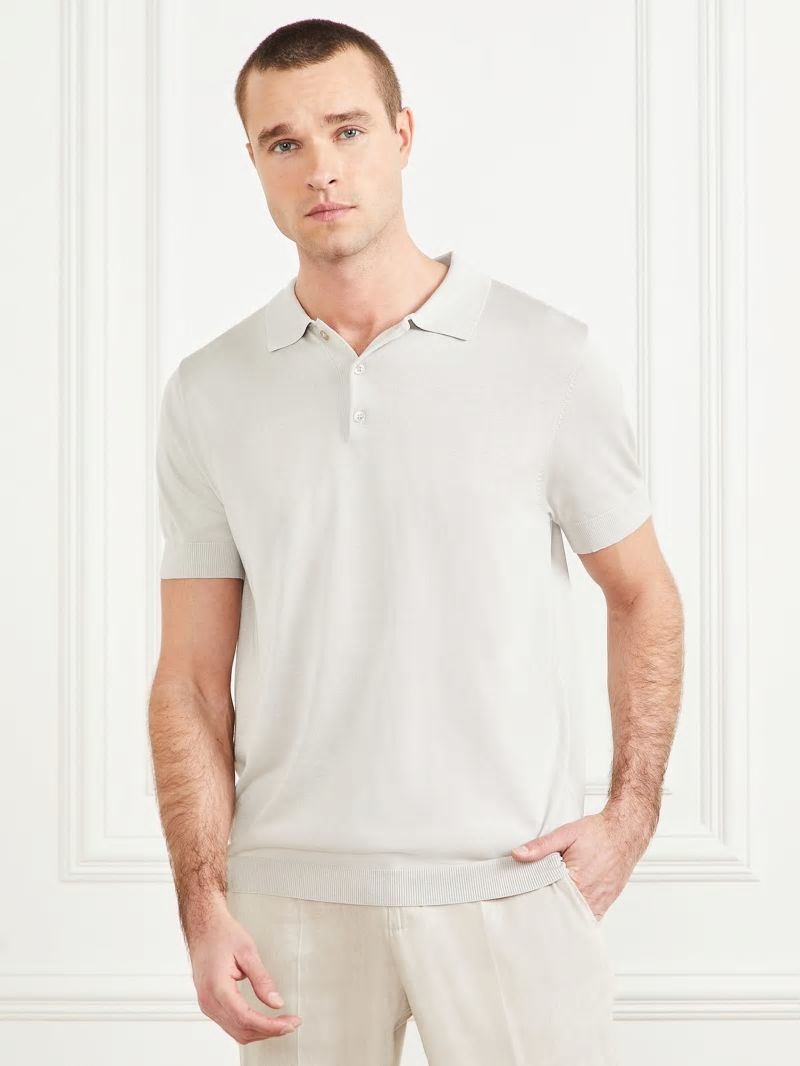 Guess Silk Polo - Full Moon