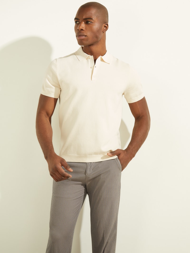 Guess Formal Performance Sweater Polo - Quicksand
