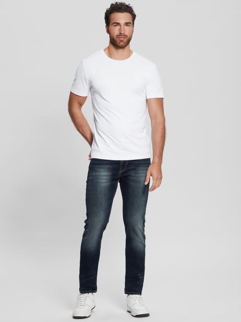 Guess Eco Dark Slim Tapered Denim Jeans - Palisades 2