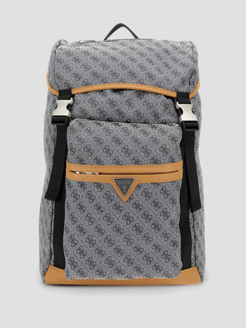 Guess Vezzola Jacquard Backpack - Blue