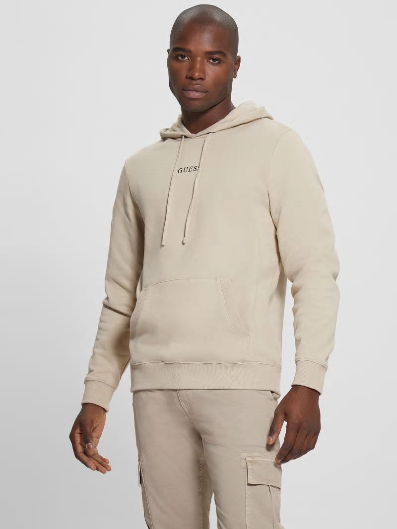 Guess Eco Roy Logo Hoodie - Nomad