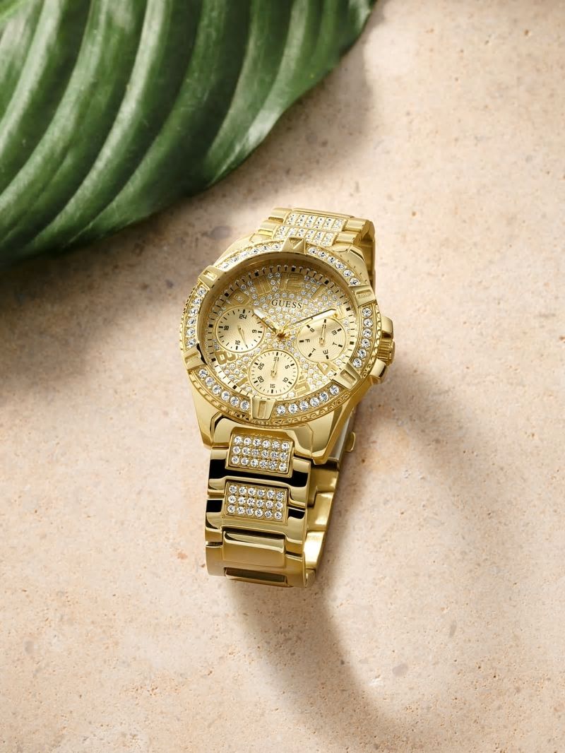 Guess Gold-Tone Multifunction Watch - Gold