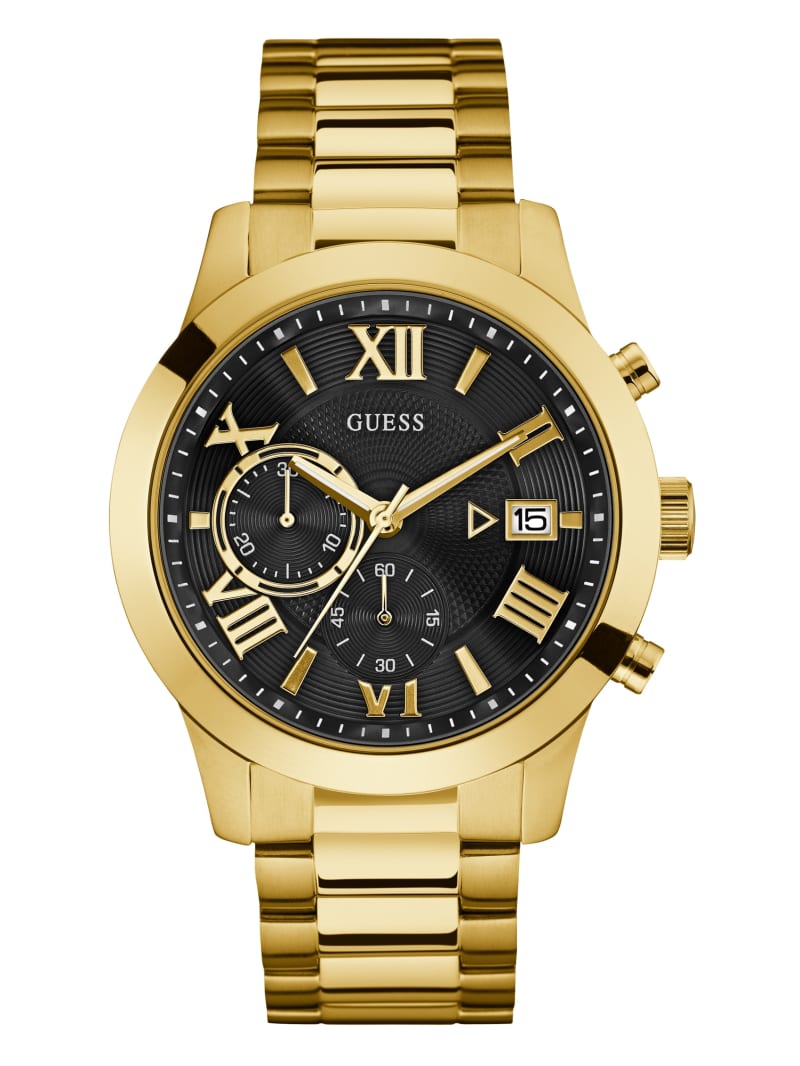 Guess Gold-Tone Chronograph Watch - No Color