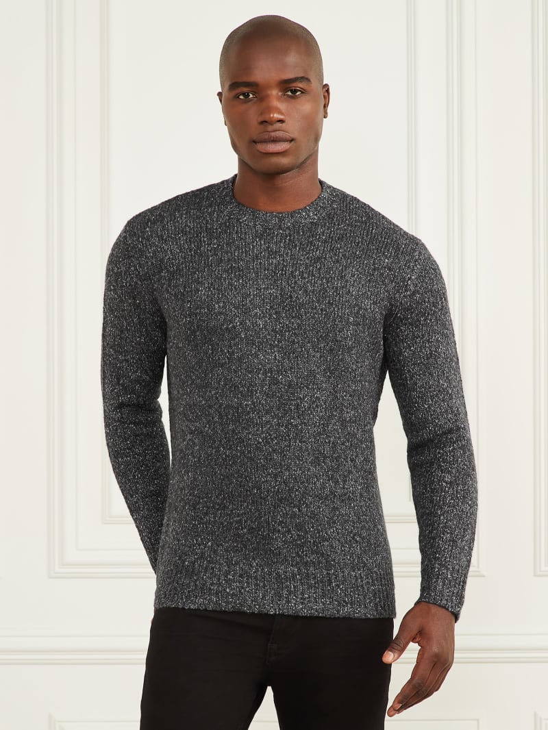 Guess Jaspe Crewneck Sweater - Black